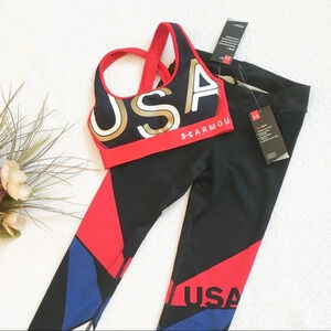 NWT Under Armour USA Sports Bra